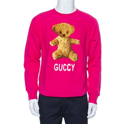 gucci bear crewneck|Gucci hoodie original price.